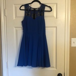 Sugarlips Royal Blue Mini Dress